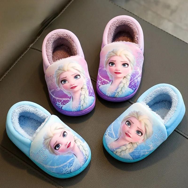 Pantufa Infantil Frozen Elsa Antiderrapante Menina