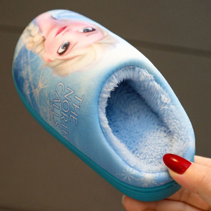 Pantufa Infantil Frozen Elsa Antiderrapante Menina