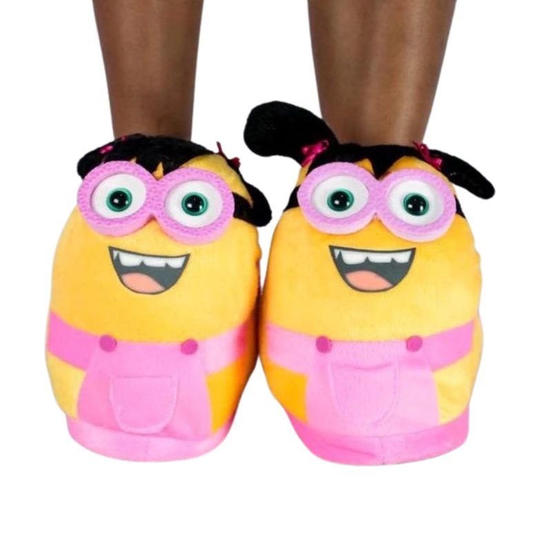 Pantufa Infantil Minion Amarela Antiderrapante