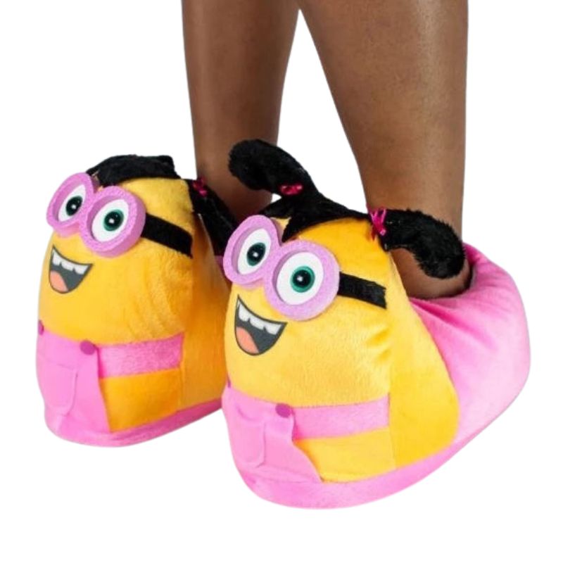 Pantufa Infantil Minion Amarela Antiderrapante