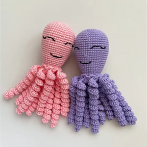 Pelúcia Crochê Polvo Encantado para Bebês Ama Mamma - Ama Mamma