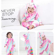 Pijama-Fantasia de Bichinhos de Plush para Bebês c/ Capuz - Ama Mamma