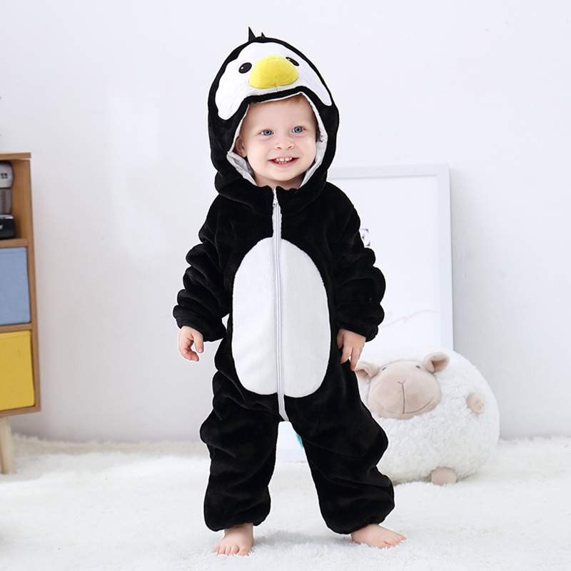 Pijama-Fantasia de Bichinhos de Plush para Bebês c/ Capuz - Ama Mamma