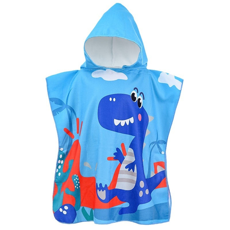 Poncho Infantil Atoalhado Praia com Capuz Menino - Ama Mamma