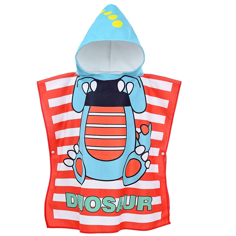 Poncho Infantil Atoalhado Praia com Capuz Menino - Ama Mamma