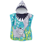 Poncho Infantil Atoalhado Praia com Capuz Menino - Ama Mamma