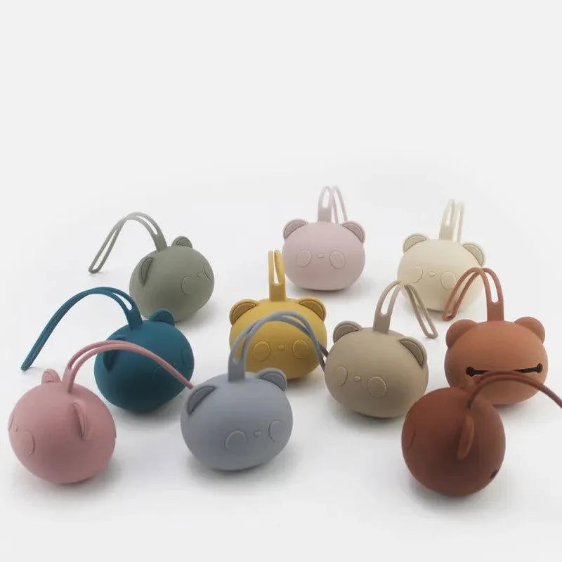 Porta Chupeta Compacto de Silicone com Design Elegante Ama Mamma - Ama Mamma