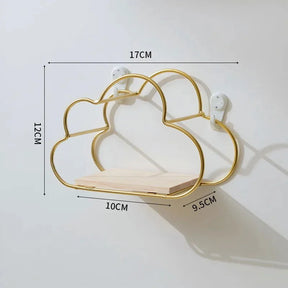 Prateleira Nuvem Encantada de Ferro e Madeira Ama Mamma - Ama Mamma