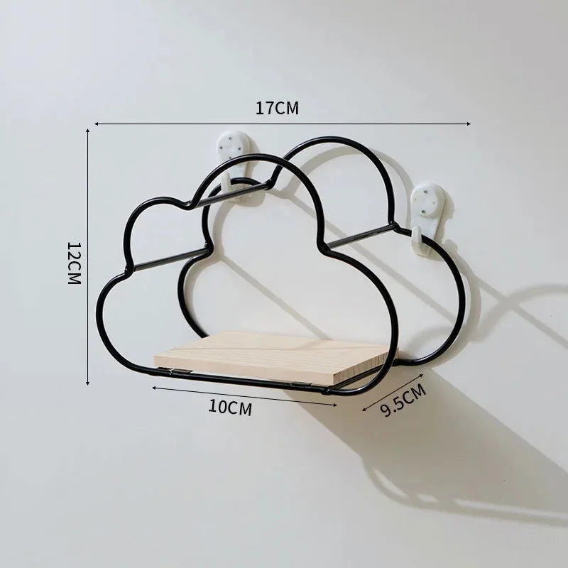 Prateleira Nuvem Encantada de Ferro e Madeira Ama Mamma - Ama Mamma