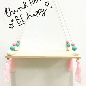 Prateleira Suspensa de Madeira Ama Mamma - Ama Mamma