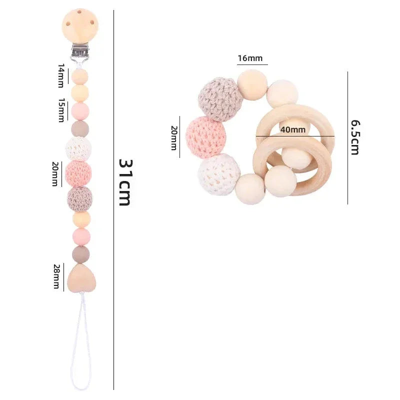 Elegante Prendedor de Chupeta 2 Peças Ama Mamma - Ama Mamma