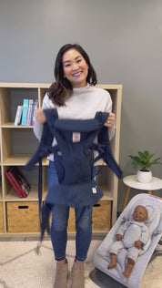 Canguru Ergobaby 4 Posições Omni 360 Air Mesh - Pearl Grey