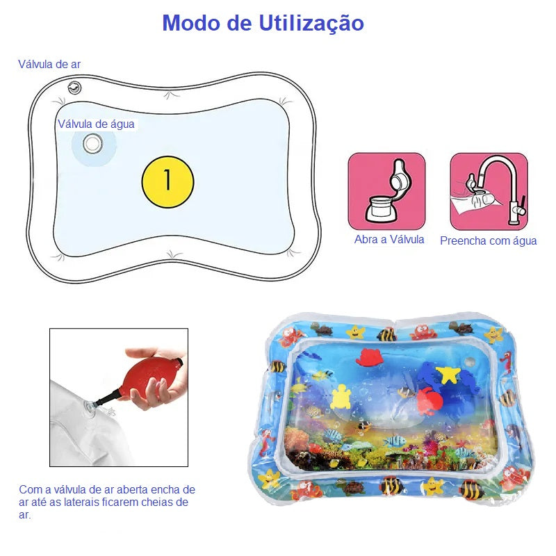 Tapete Sensorial para Bebês Montessori Confortável e Interativo - Ama Mamma - Ama Mamma