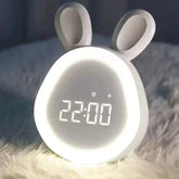 Despertador Infantil de Coelho com LED e Luz Noturna Ama Mamma - Ama Mamma