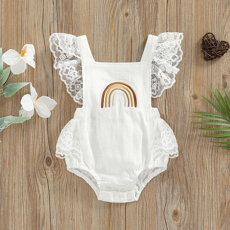 Romper Baby Summer Arco Iris - Ama Mamma