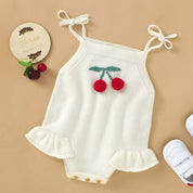 Romper Baby Tricô Cerejinha - Ama Mamma