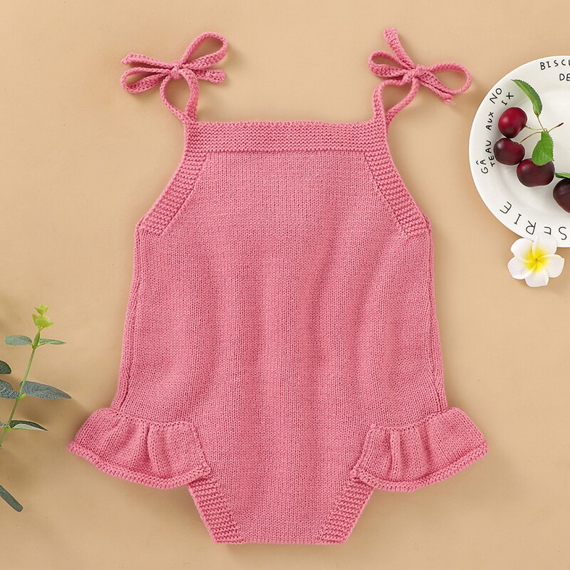 Romper Baby Tricô Cerejinha - Ama Mamma