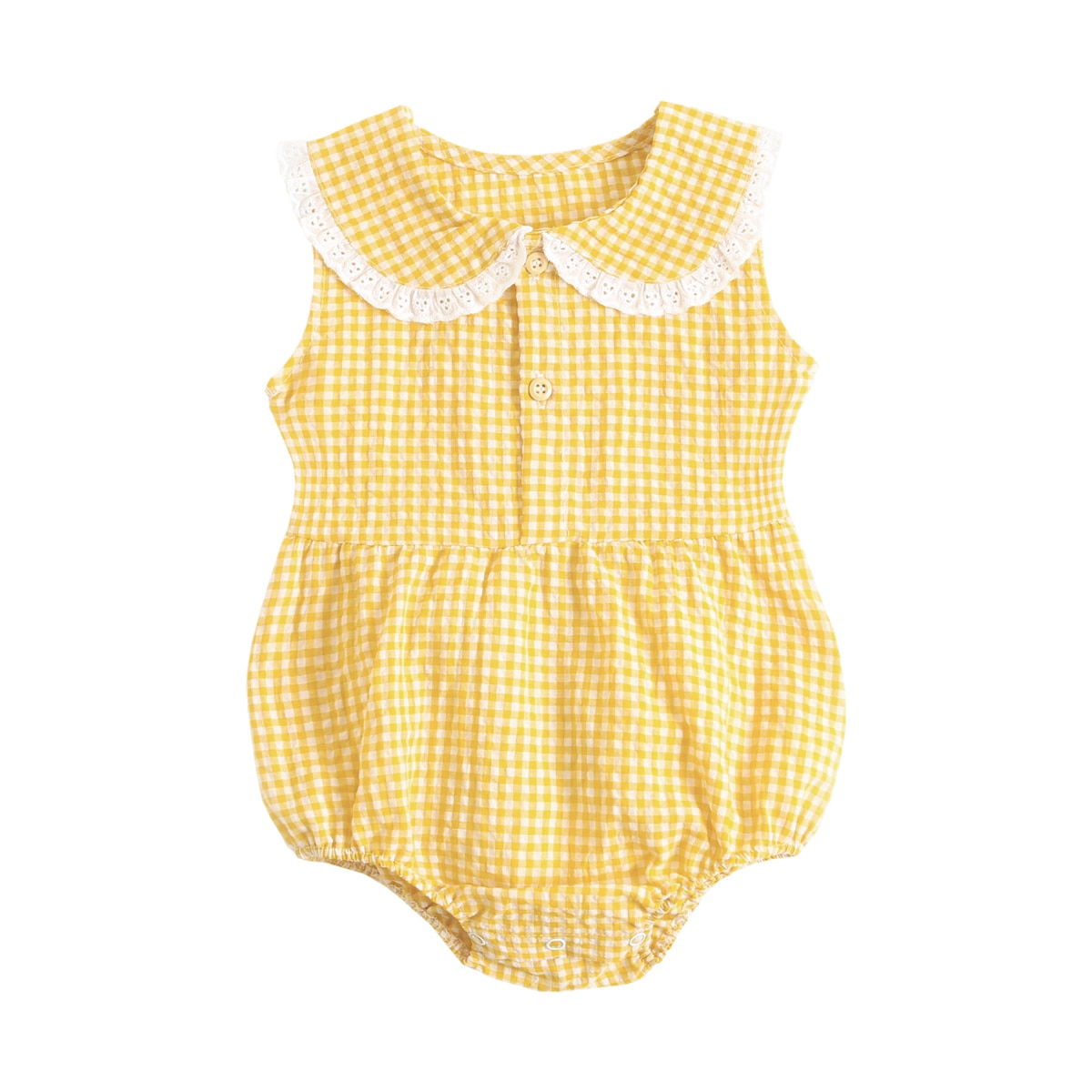 Romper Baby Xadrez - Ama Mamma