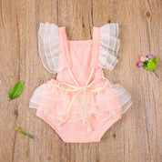 Romper Infantil Feminino Bordado - Ama Mamma