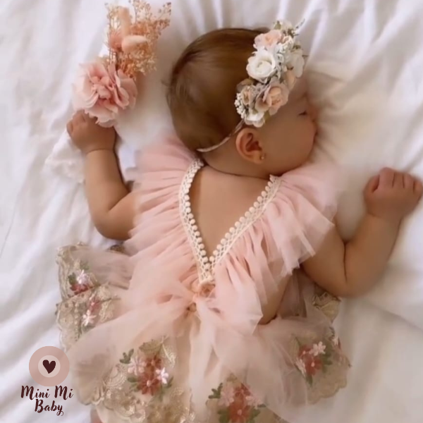 Romper Luxo Bordado | 0-24 Meses - Ama Mamma