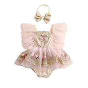 Romper Luxo Bordado | 0-24 Meses - Ama Mamma
