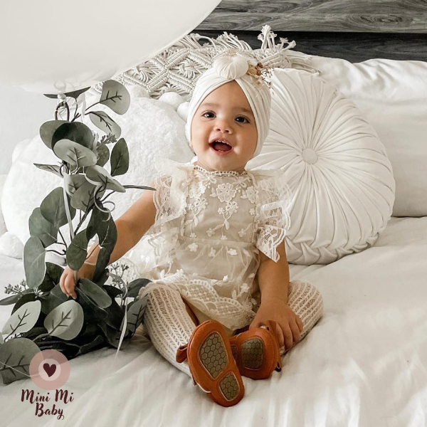 Romper Rendado Vintage - Ama Mamma