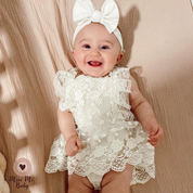 Romper Rendado Vintage - Ama Mamma