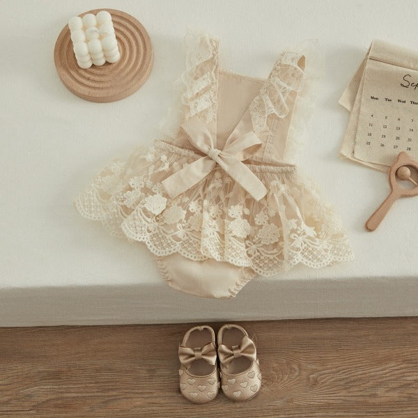Romper Rendado Vintage - Ama Mamma