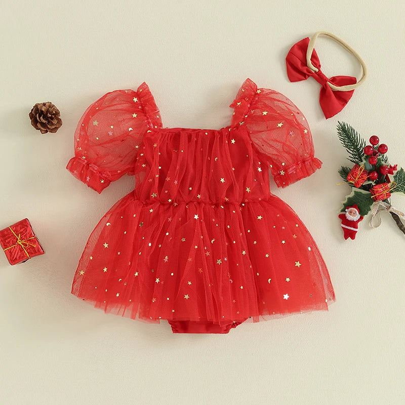 Romper Tule Estrela | 0-18 Meses - Ama Mamma