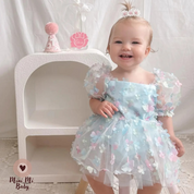 Romper Tule Florzinha | 0-18 Meses - Ama Mamma