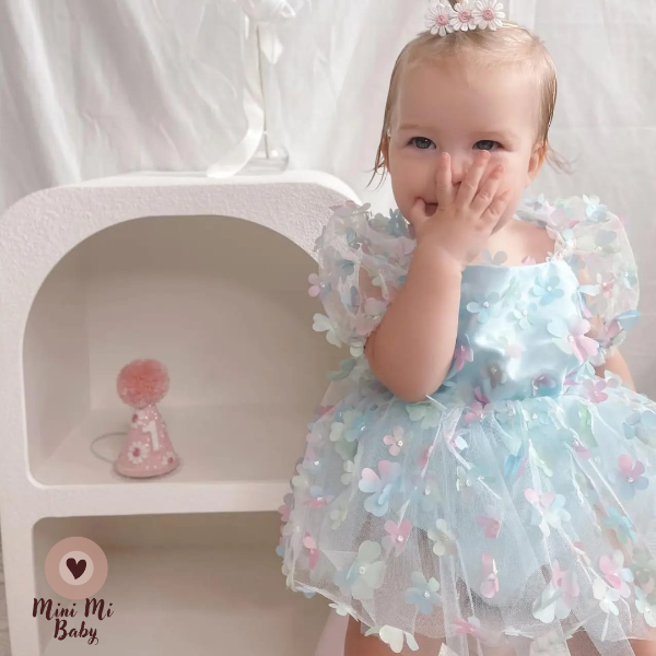 Romper Tule Florzinha | 0-18 Meses - Ama Mamma