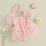 Romper Tule Florzinha | 0-18 Meses - Ama Mamma