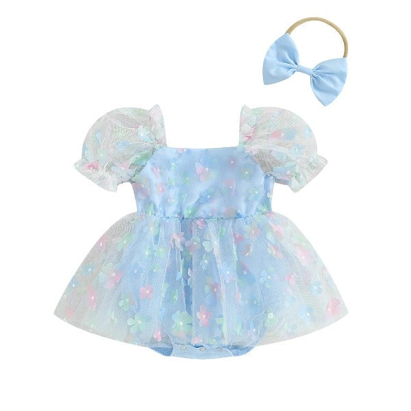 Romper Tule Florzinha | 0-18 Meses - Ama Mamma