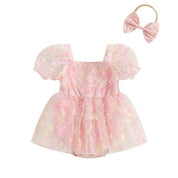Romper Tule Florzinha | 0-18 Meses - Ama Mamma