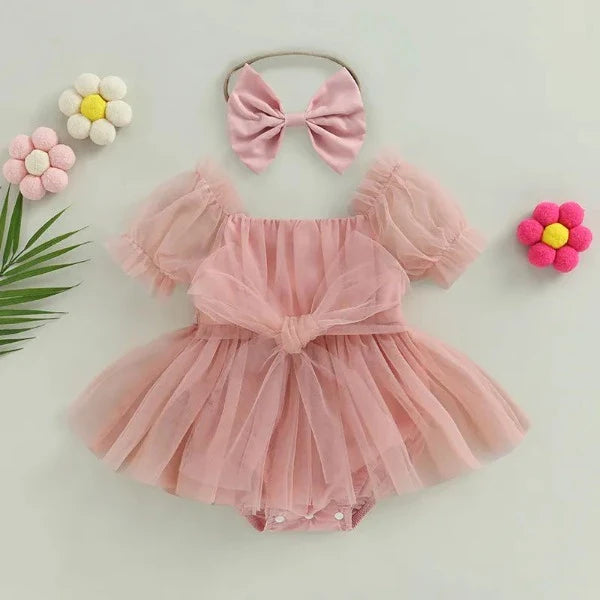 Romper Tule Manga | 0-24 Meses - Ama Mamma