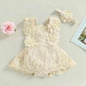 Romper Vintage + Laço - Ama Mamma