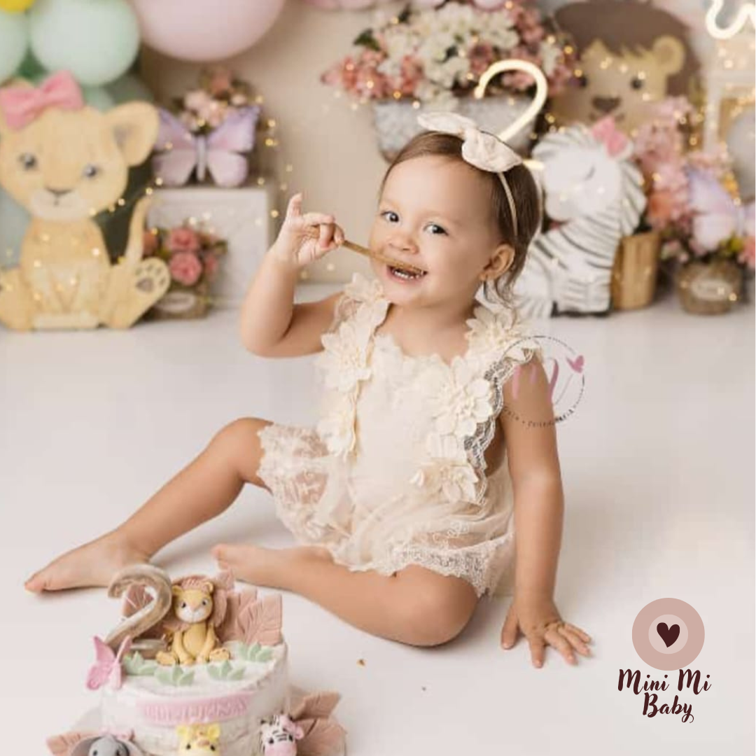 Romper Vintage + Laço - Ama Mamma