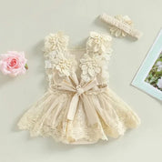 Romper Vintage + Laço - Ama Mamma