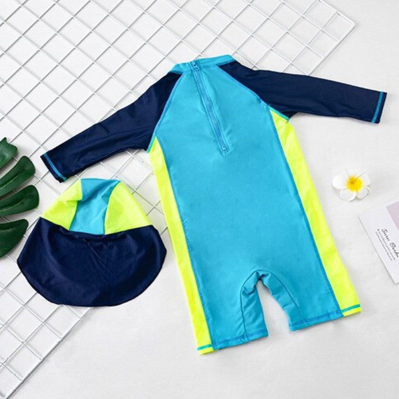 Roupa de Praia Infantil Manga Longa Jacaré Surfista - Ama Mamma