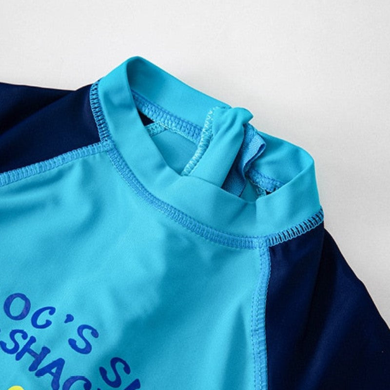 Roupa de Praia Infantil Manga Longa Jacaré Surfista - Ama Mamma