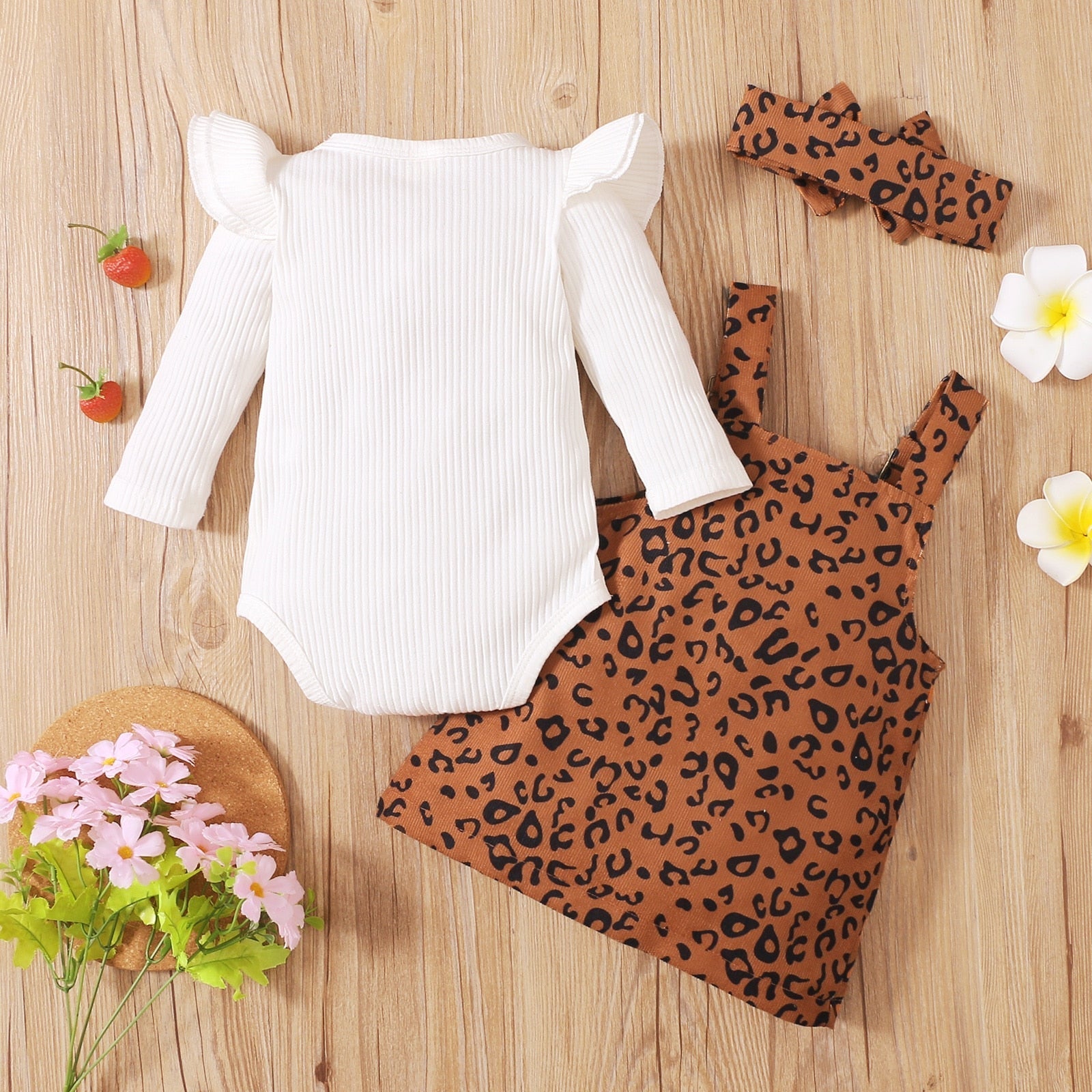 Salopete kit 3 peças - Ama Mamma