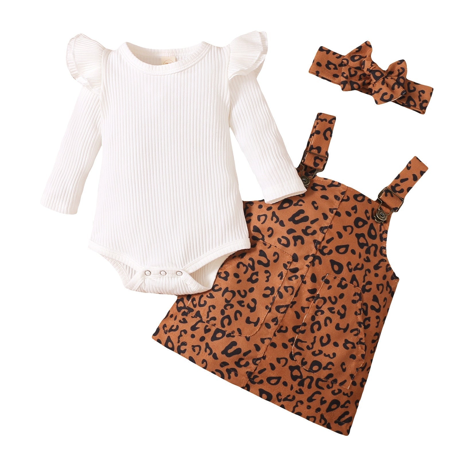 Salopete kit 3 peças - Ama Mamma
