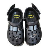 Sandália Clog Batman Preta Infantil e Adulto