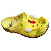 Sandália Clog Bob Esponja Amarela Infantil e Adulto