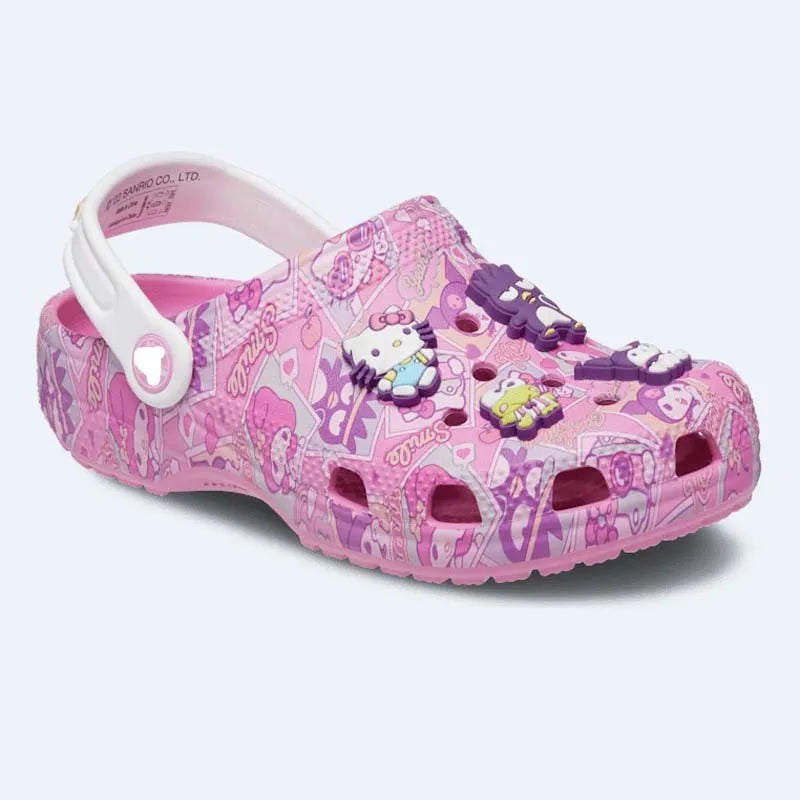 Sandália Clog Kuromi e Cinnamoroll Infantil Menina