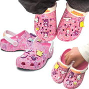Sandália Clog Kuromi e Cinnamoroll Infantil Menina