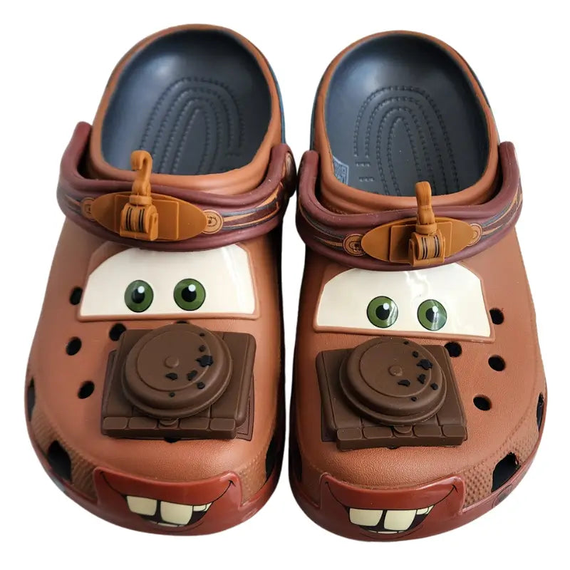 Sandália Clog Mater Carros Infantil e Adulto - Ama Mamma Baby