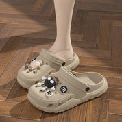 Sandália Clog M&M Chocolate Colorida Infantil