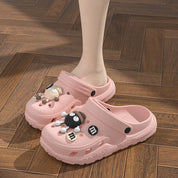 Sandália Clog M&M Chocolate Colorida Infantil