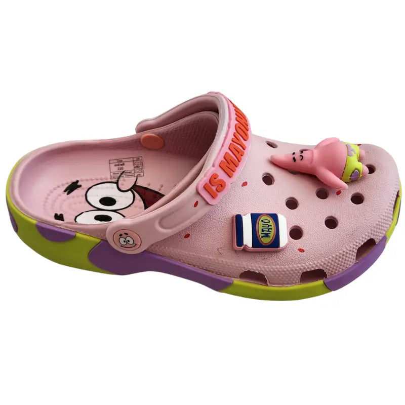 Sandália Clog Patrick Estrela do Mar Infantil e Adulto